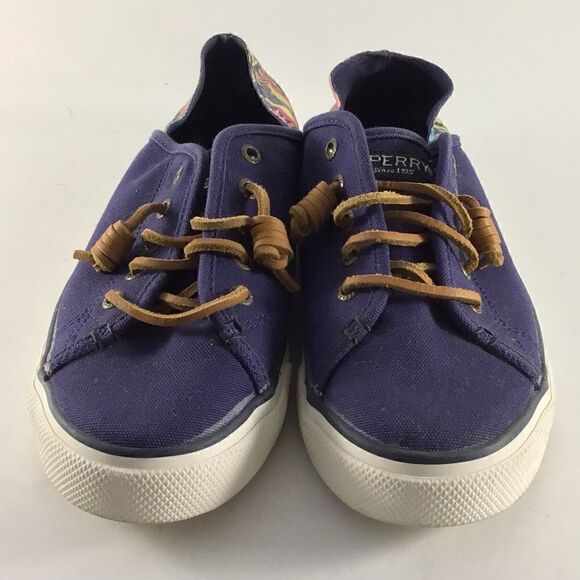 Sperry Seacoast Isle womens mule sneakers blue size 8 M STS95779 - Picture 2 of 8